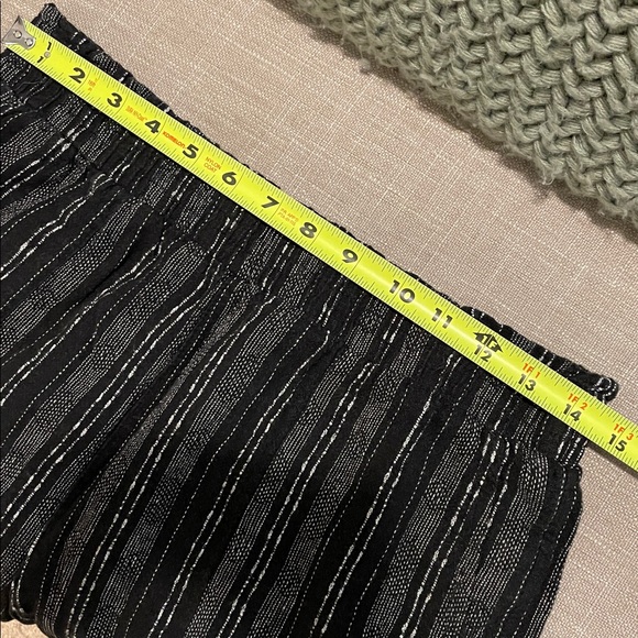 Time and Tru Wide Leg Palazzo Pants Size S Elastic Waist Relaxed Fit Linen Blend - Picture 13 of 15